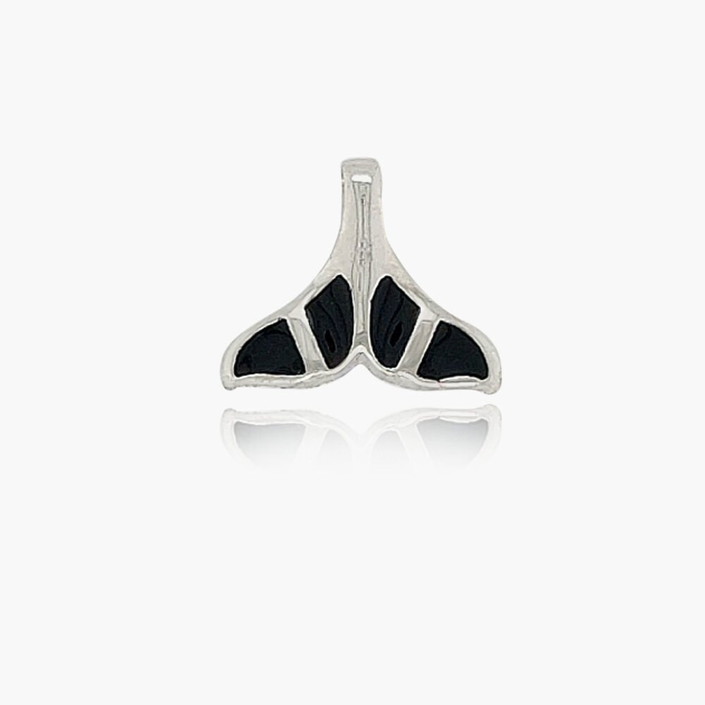 Whale Tail Sterling Silver Pendant