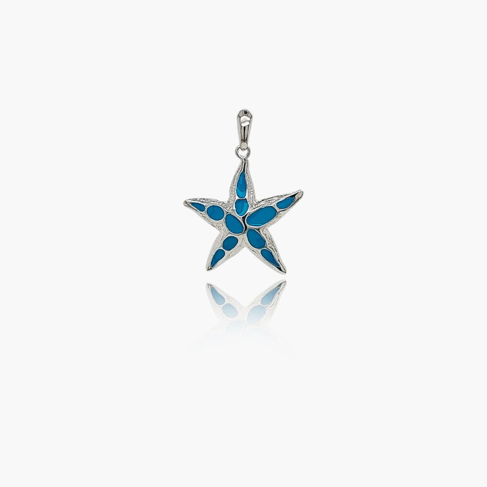 Starfish Sterling Silver Pendant - Type B