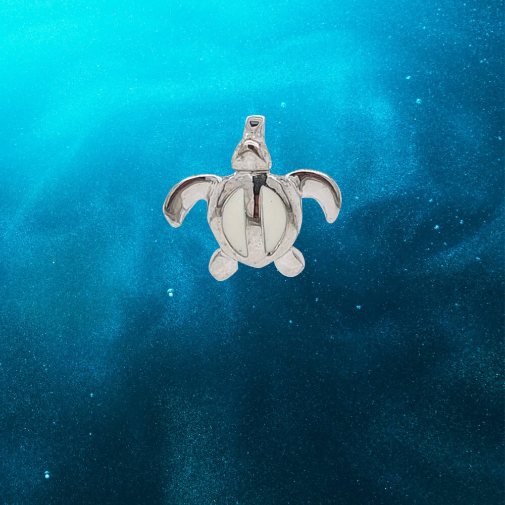 Tortoise Sterling Silver Pendant - Image 2