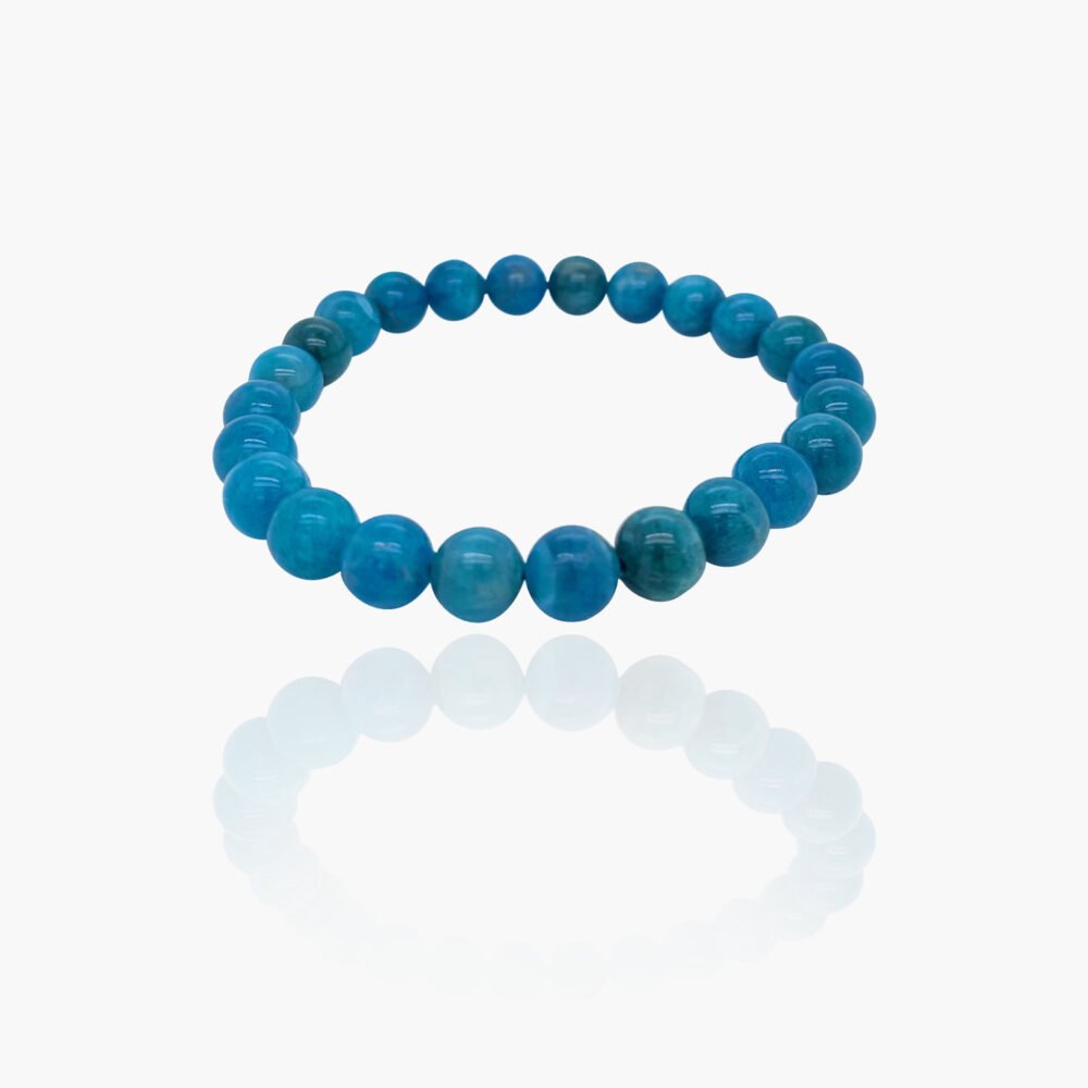 Apatite Stone Beads Elastic Bracelet