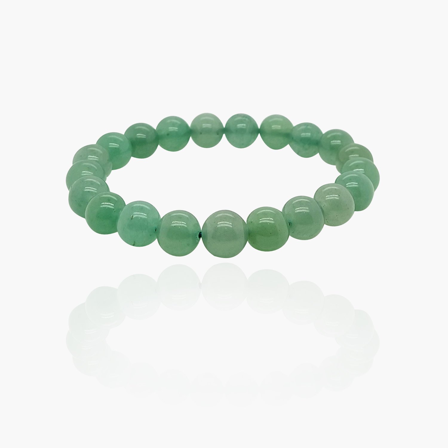 Aventurine Stone Beads Elastic Bracelet