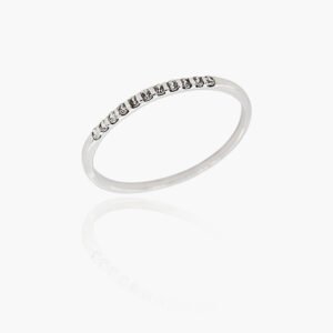 18K Gold Wedding Ring - 11 off Diamonds 0.08ct in Bar Setting